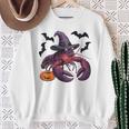 Lobster Halloween Costume Scary Pumpkin Bat Witch Sweatshirt Gifts for Old Women