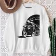 Motorcycle Heartbeat Biker Line Frequency Motorcycle Sweatshirt Geschenke für alte Frauen