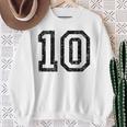 Number 10Intage Sweatshirt Geschenke für alte Frauen