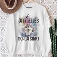 Official Siberian Husky Dog Sleep Blue Sweatshirt Geschenke für alte Frauen