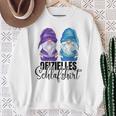 Official Sleep Gnome Christmas Nightdress Gray Sweatshirt Geschenke für alte Frauen