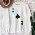 Playing Card Cross Bube Card Game Day Carnival Costume Sweatshirt Geschenke für alte Frauen