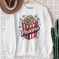 Popcorn Damen Sweatshirt Geschenke für alte Frauen