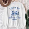 Raccoon Meme Sweatshirt - Sarcastic Humor - Cozy Unisex Pullover Gifts for Old Women