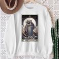 Raccoon Sweatshirt - Tarot The Lovers Theme | Cozy Sweater for Unisex Gifts for Old Women