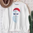 Santa Claus Sunglasses Christmas Santa Claus Long-Sleeved Sweatshirt Geschenke für alte Frauen