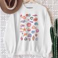 Shell Collector Seashell Beach Shelter Shell Shell Shell Sweatshirt Geschenke für alte Frauen