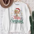 Team Christkind Christmas Eve Family Costume Sweatshirt Geschenke für alte Frauen