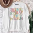 Thirty Flirty And Thriving 30Th Birthday Retro 30 Years Sweatshirt Geschenke für alte Frauen