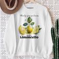 Wenn Du Zitronen Bekommst Mach Limoncello Travel To Italy Sweatshirt Geschenke für alte Frauen