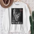 Wild Dog Terrier Bulldog Dog Owner Backprint Pitbull Sweatshirt Geschenke für alte Frauen