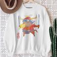 Year Of The Ox Chinese Zodiac Animal Horoscope Red Seal Premium Sweatshirt Gifts for Old Women