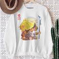 Year Of The Tiger Chinese Zodiac Animal Horoscope Red Seal Tank Top Sweatshirt Gifts for Old Women