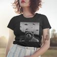 Alien UFO Raccoon Women's T-Shirt | Fun Space Adventure Theme Gifts for Her