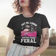 Get In Loser Feral Raccoon Opossum Meme Women's T-Shirt Gifts for Her