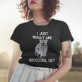 Raccoon Love Women's T-Shirt | Quirky Style, Nature-Inspired Design Gifts for Her