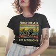 Retro Angry Raccoon Delight - Women's Animal T-Shirt Gifts for Her