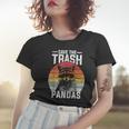 Save The Trash Pandas Raccoon Women's T-Shirt - Vintage Retro Style Gifts for Her