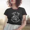 Save The Trash Pandas Raccoon Animal Lover Women's T-Shirt Gifts for Her