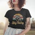 Stay Trashy Womens T-Shirt - Internet Meme Opossum & Raccoon Theme Gifts for Her