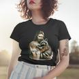 Vintage Jesus Hugging Raccoon Women's T-Shirt - Unique Raccoon Gift Gifts for Her