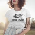 Raccoon Print Women's Grey T-Shirt | Modern Animal Style Gifts for Her