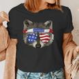 Patriotic Raccoon Women's T-Shirt | July 4th Trash Panda Style