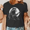 Raccoon Moon Guitarist Women's Tee | Quirky Music Lover's Gift