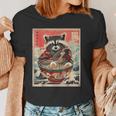 Raccoon Ramen Anime Women's T-Shirt | Cute Japanese Style