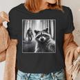 Raccoon & Sasquatch Selfie Women's T-Shirt | Fun Animal Design