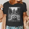 Raccoon & Sasquatch Women's Tee - Scared Selfie Style