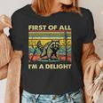 Retro Angry Raccoon Delight - Women's Animal T-Shirt