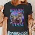 Retro Raccoon Meme Women's T-Shirt - Fun & Quirky Style