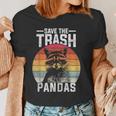 Save The Trash Pandas Raccoon Women's T-Shirt - Vintage Retro Style