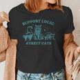 Support-Local-Street-Cat Vintage Raccoon Opossum Skunk Women's T-Shirt