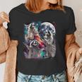 Three Racoon Moon Women's T-Shirt - Cursed Meme Design