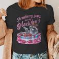 Women's T-Shirt | Fun Strawberry Jam & Raccoon Design | Unique Gift