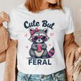 Cute Feral Raccoon | Funny Women's Summer T-Shirt