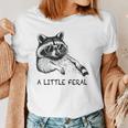Raccoon Women's T-Shirt - Moonlit Trash Panda Design - Nature Inspired