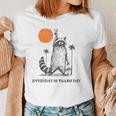 Retro Raccoon Women's T-Shirt - 90s Sunset Trash Panda Fun