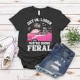 Get In Loser Feral Raccoon Opossum Meme Women's T-Shirt Unique Gifts