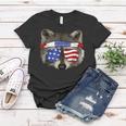 Patriotic Raccoon Women's T-Shirt | July 4th Trash Panda Style Unique Gifts