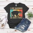 Raccoon Lover Unisex Introvert T-Shirt | Fun Animal Theme Unique Gifts
