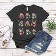 Raccoon Lover Women's T-Shirt - Festive Christmas Lights Design Unique Gifts