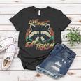 Raccoon Retro Women's T-Shirt - Live Fast, Eat Trash Theme Unique Gifts