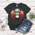 Retro Panda BBQ Pool Party Women's T-Shirt | Fun Summer Style Unique Gifts