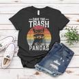 Save The Trash Pandas Raccoon Women's T-Shirt - Vintage Retro Style Unique Gifts
