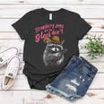 Women's T-Shirt - Quirky Raccoon Design for Fun Outings Unique Gifts