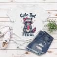 Cute Feral Raccoon | Funny Women's Summer T-Shirt Unique Gifts