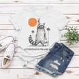 Retro Raccoon Women's T-Shirt - 90s Sunset Trash Panda Fun Unique Gifts